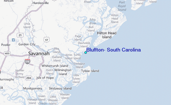 Bluffton South Carolina Tide Station Location Guide