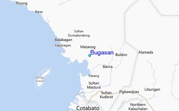 Bugasan Tide Station Location Map
