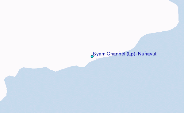 Byam Channel (Lp), Nunavut Tide Station Location Map