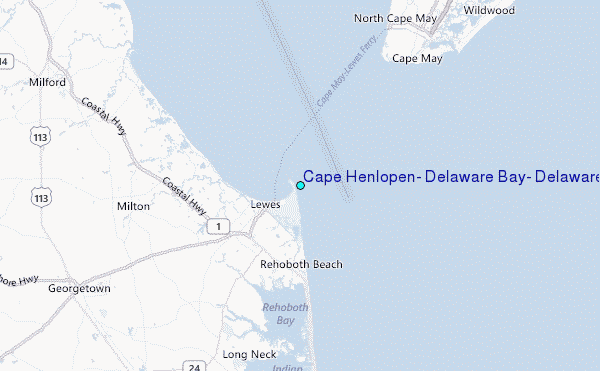 Tide Chart Cape Henlopen State Park