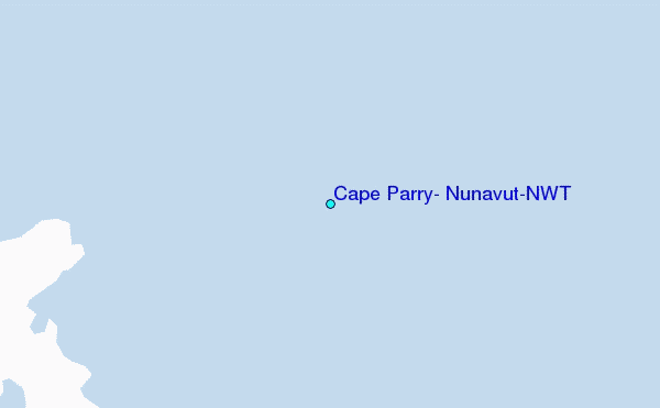Cape Parry, Nunavut/NWT Tide Station Location Map