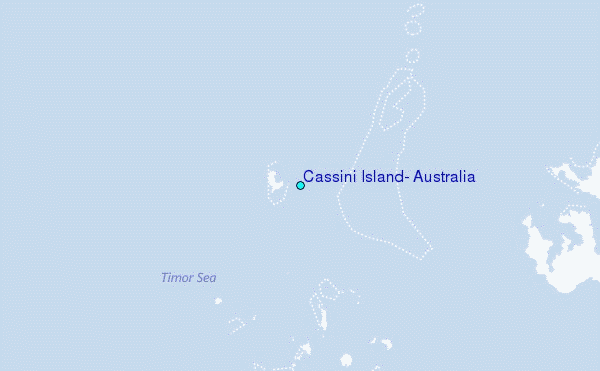 Cassini Island, Australia Tide Station Location Map