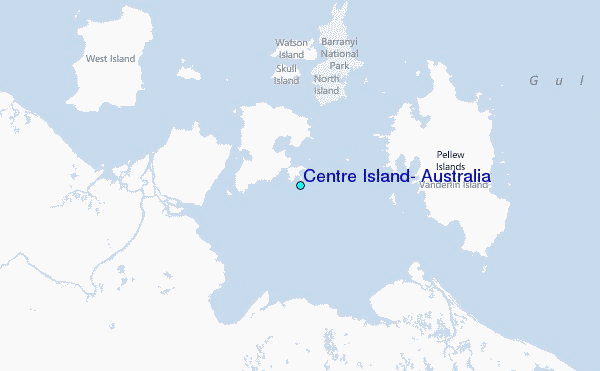 Centre Island, Australia Tide Station Location Map