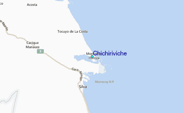 Chichiriviche Tide Station Location Map
