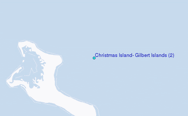 Christmas Island, Gilbert Islands (2) Tide Station Location Guide