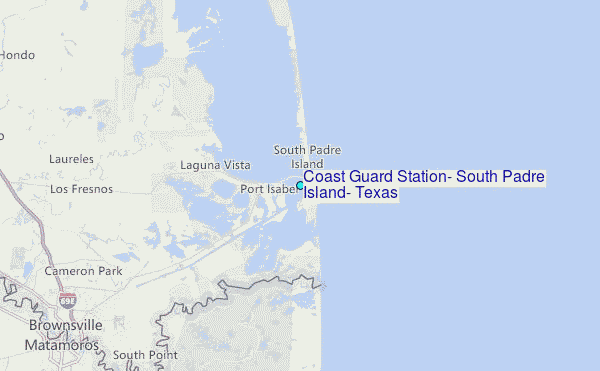 Padre Island National Seashore Tide Chart