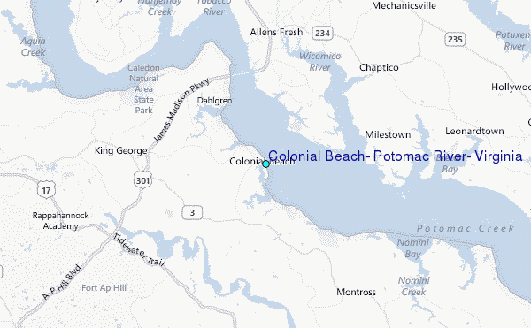 Virginia Tide Chart Potomac River