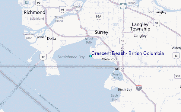 Crescent Beach Tide Chart