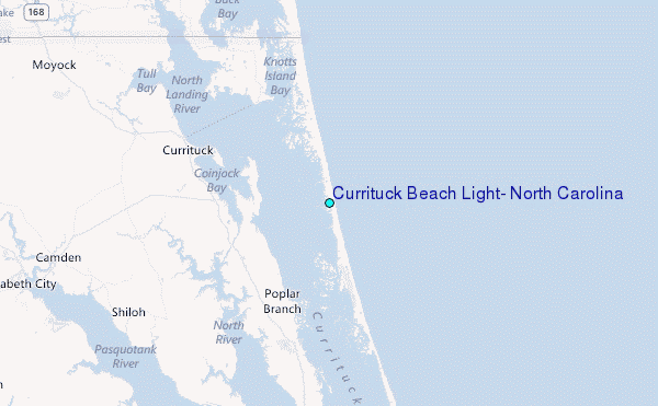 Currituck Beach Light, North Carolina Tide Station Location ...