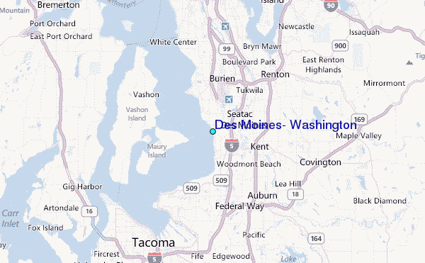 Des Moines Wa Tide Chart