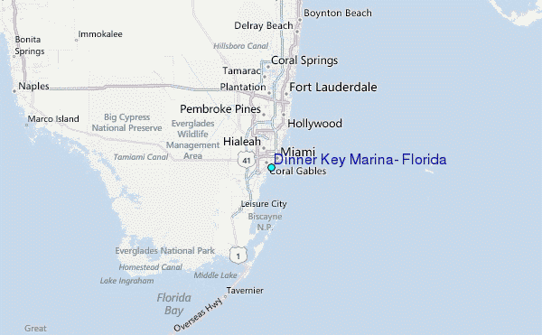 dinner key marina, florida tide station location guide
