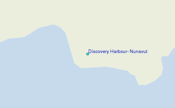 Discovery Harbour, Nunavut Tide Station Location Map