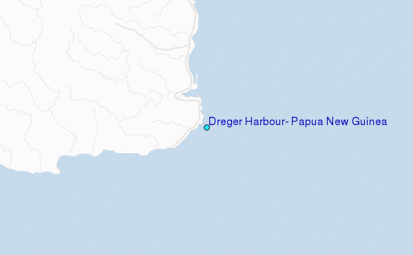 Dreger Harbour, Papua New Guinea Tide Station Location Map