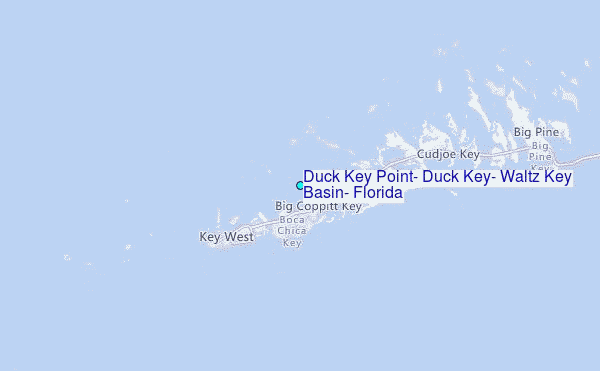 Duck Key Point, Duck Key, Waltz Key Basin, Florida Tide Station Location Map