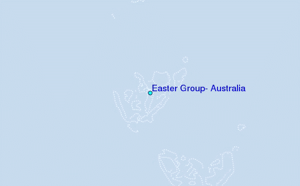 Easter Group, Australia Tide Station Location Map