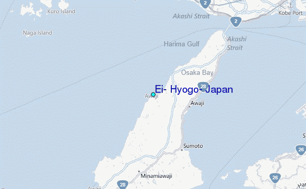 Ei, Hyogo, Japan Tide Station Location Map