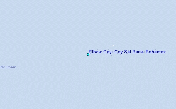 Elbow Cay, Cay Sal Bank, Bahamas Tide Station Location Map