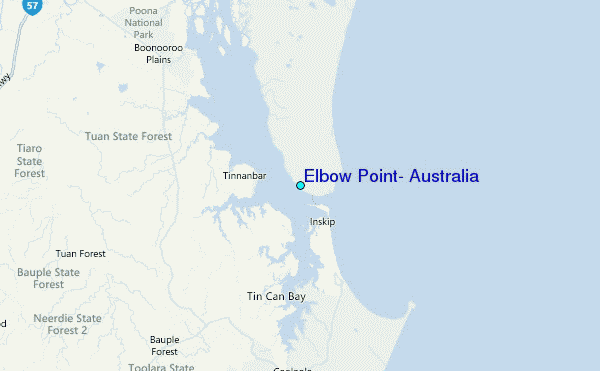 Elbow Point, Australia Tide Station Location Map