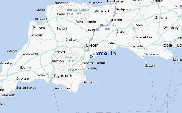 Map Of Exmouth Area