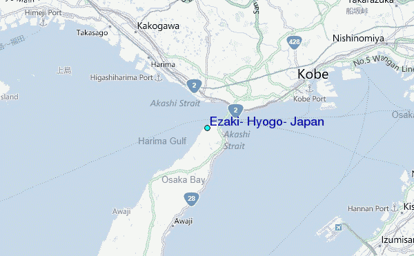 Ezaki, Hyogo, Japan Tide Station Location Map