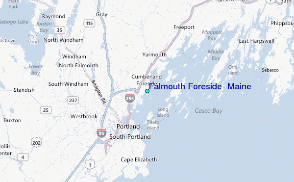 Falmouth Maine Tide Chart