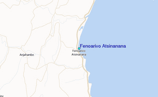 Fenoarivo Atsinanana Tide Station Location Map