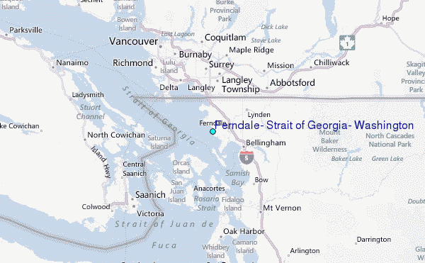 Strait Of Georgia Chart