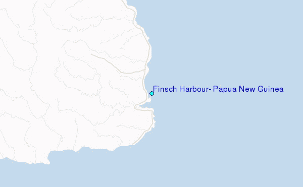 Finsch Harbour, Papua New Guinea Tide Station Location Map
