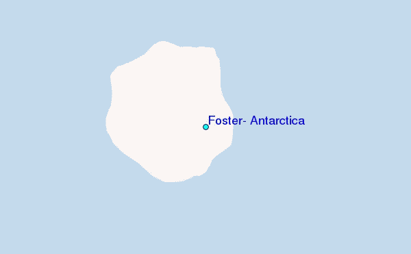 Foster, Antarctica Tide Station Location Map