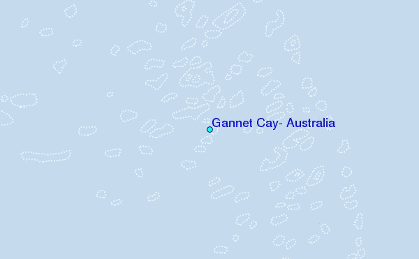 Gannet Cay, Australia Tide Station Location Map