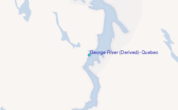 George River (Derived), Quebec Tide Station Location Map