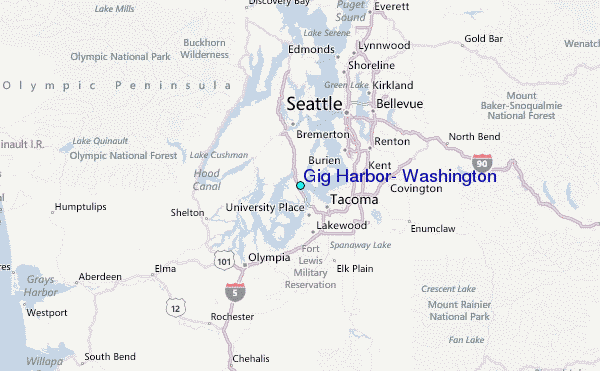 Gig Harbor Washington Tide Station Location Guide