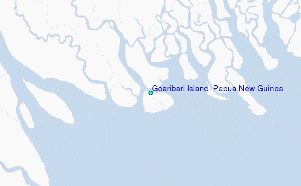 Goaribari Island, Papua New Guinea Tide Station Location Map
