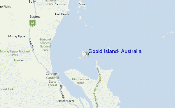 Goold Island, Australia Tide Station Location Map