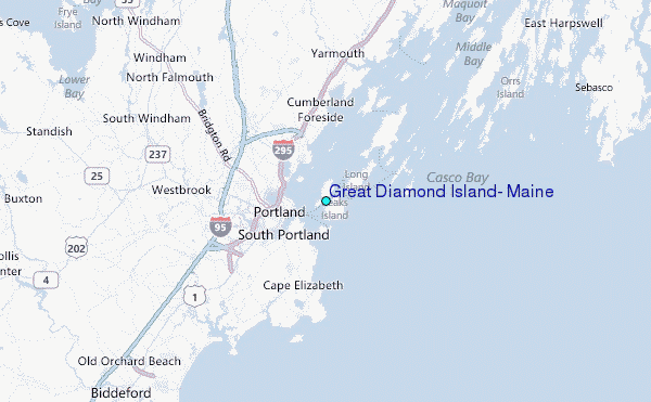 Great Diamond Island Map