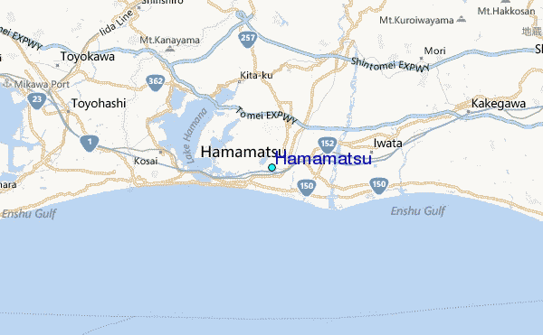 Hamamatsu Tide Station Location Map