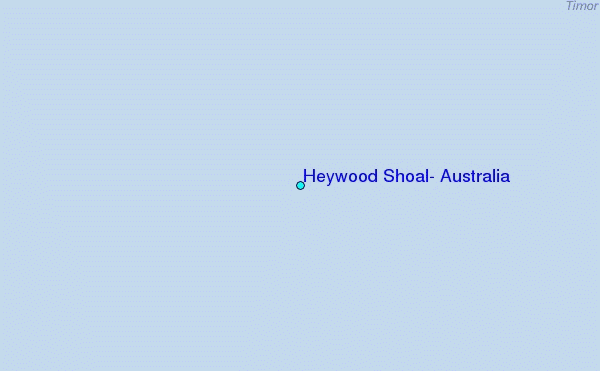 Heywood Shoal, Australia Tide Station Location Map