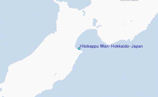 Hitokappu Wan, Hokkaido, Japan Tide Station Location Map