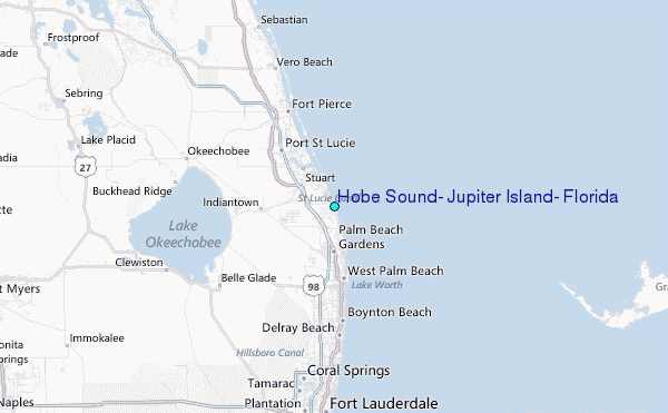 Hobe Sound Jupiter Island Florida Tide Station Location Guide