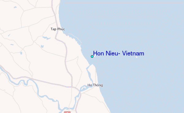 Hon Nieu, Vietnam Tide Station Location Map