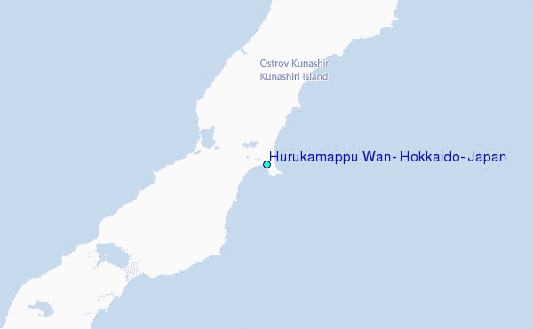 Hurukamappu Wan, Hokkaido, Japan Tide Station Location Map