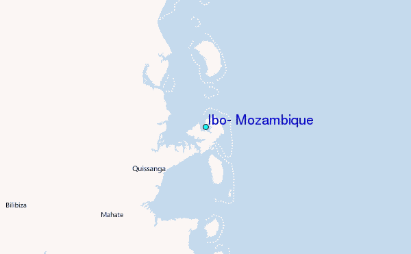 Ibo, Mozambique Tide Station Location Map