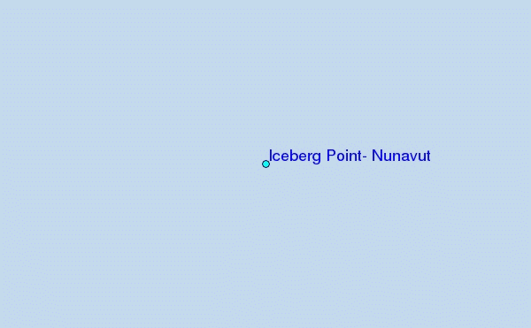 Iceberg Point, Nunavut Tide Station Location Map
