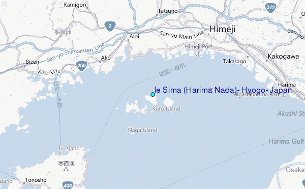 Ie Sima (Harima Nada), Hyogo, Japan Tide Station Location Map