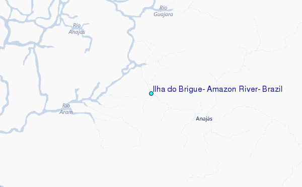 Ilha do Brigue, Amazon River, Brazil Tide Station Location Map