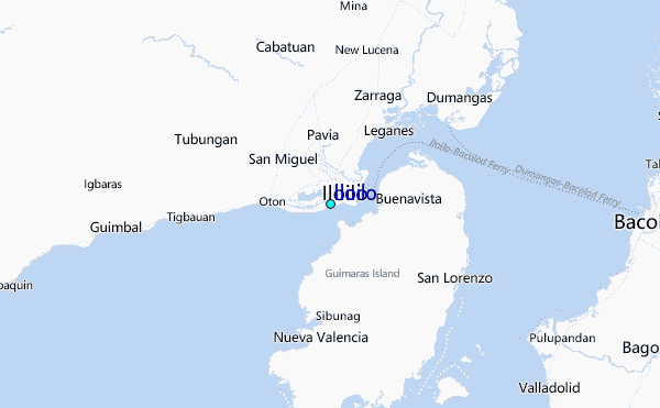 Iloilo Tide Station Location Map