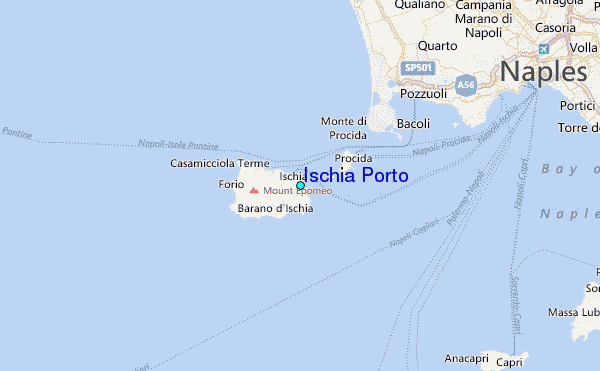 Ischia Porto Tide Station Location Map