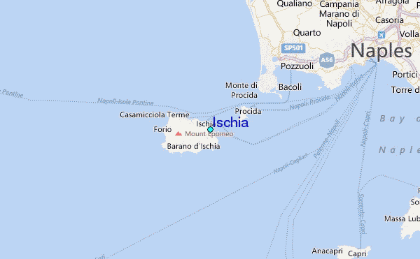 Ischia Tide Station Location Map