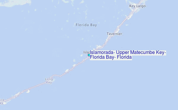 Islamorada, Upper Matecumbe Key, Florida Bay, Florida Tide Station Location Map