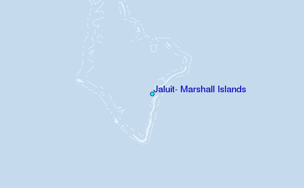 Jaluit, Marshall Islands Tide Station Location Map